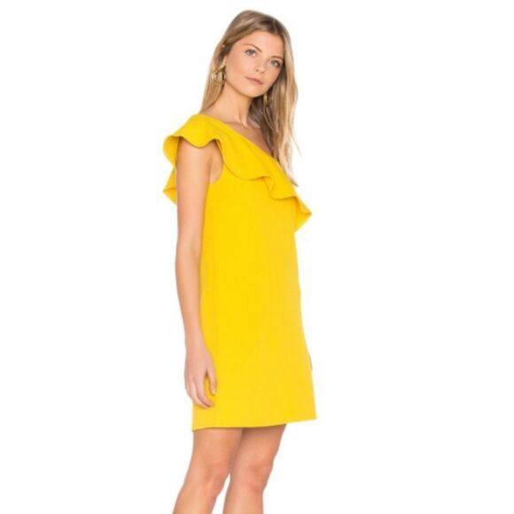 Cupcakes and Cashmere One Shoulder Dress - Picture 3 of 3